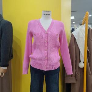 르피타 DP01 비비드 브이넥가디건 L251BKT251