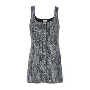 가니 코튼 트위드 미니 원피스 W0186 371