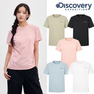디스커버리 (DWRS64053) 2025 S S 여성 에버딘 스몰로고 반팔티셔츠