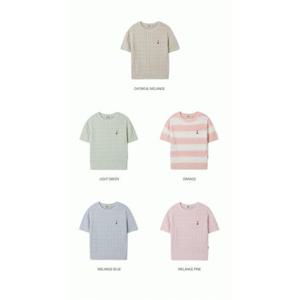 [후아유]여성용 스티브 라운드넥  케이블 반팔니트 / Steve Round neck Melange CableSweater WHKAF2401F