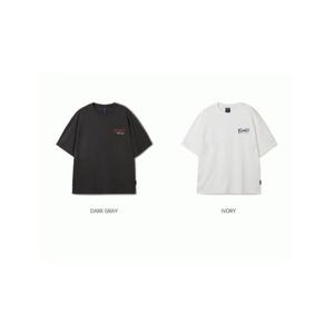 [후아유] 공용 다잉 백 그래픽 반팔티/ Dyed Back Graphic T-shirt WHRPF2524U