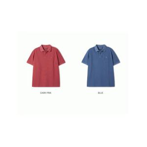 [후아유] 공용 PQ 다잉 카라 반팔티 / PQ Dyed Collar T-Shirt WHHAF2531U