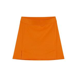 제이린드버그 SS 여성 골프 아멜리에 미드 스커트 오렌지 GWSD07948-I068