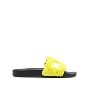 마르니 로고 플랫 슬라이더 샌들 SAMR003902P5541