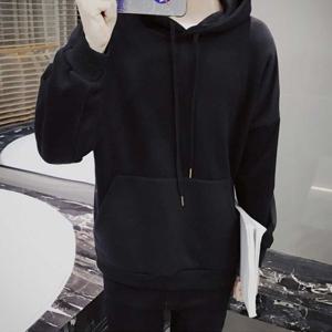 [에이치플러스몰]남자 보세 후드 상의 여행옷 패션 기모 티셔츠 코디