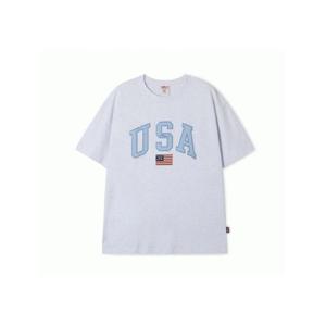[후아유] 공용 USA 패치 반팔티 / USA Patch T-shirt WHRAF3793U