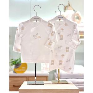 압소바 HK(말띠해선물2종)로빈 뱀부 배냇저고리 가운세트(25년가을신상품) (KA2C10127)