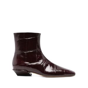 25 FW 파리텍사스 크로커다일 이펙트 포인티드 토 앵클 부츠 30mm PX1561XCOSM TP439415678