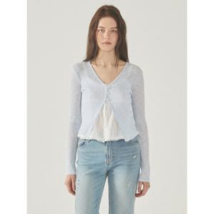 [후아유] 여성 Summer Open Button Cardigan WHCKF2751F