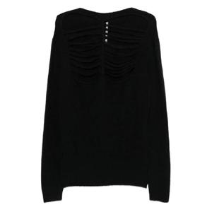 25 FW 릭오웬스 LS 컷아웃 프런트 스웨터 RU02E1670KGRIDP TP441070230