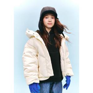 [블루테일]아이보리 여아 숏 푸퍼 다운 점퍼AYH4JP02IV