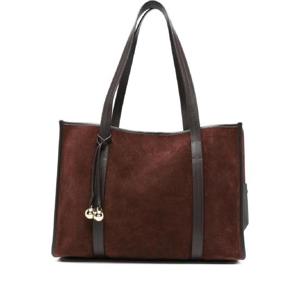 산드로 스웨이드 레더 트리밍 토트 백 SFASA01522