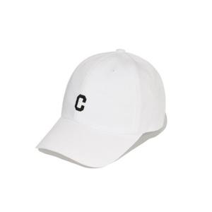 M 커버낫모자 CQK CO2506CA02-WH 스몰 C 로고 B.B 캡 White