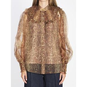 짐머만 블라우스 6158TF251TSNK BROWN