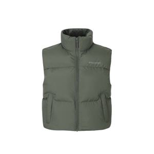 디스커버리 2025FW 겨울 여성 DWDV91056LKS 올리브 크롭 다운 패딩베스트