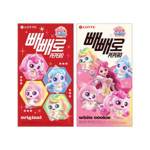 티니핑 빼빼로 초코8입x1+화이트쿠키8입x1
