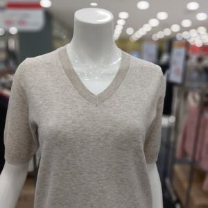 [아니베에프]브이넥 니트 티셔츠 A58KPO520_GN