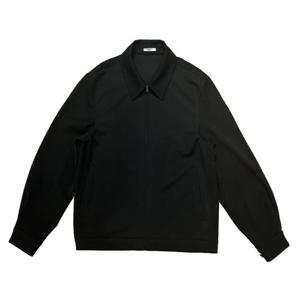 [지이크]F/W 간절기 릴렉스 핏 허리밴딩 트러커 점퍼 PLMAH6001BK