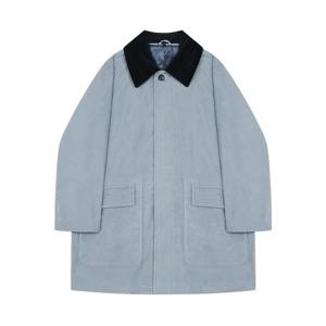 [지이크]F/W 카라 디테처블 트렌치 코트 라이트그레이 PLNAH7301GYL