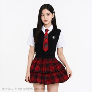 [더데이걸]체크 캉캉 스커트 TGWH25801 [모다아울렛 남양주점]_G