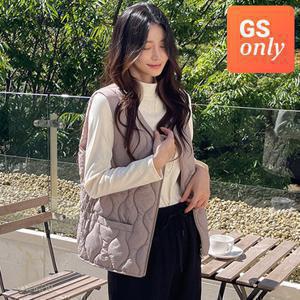 시노코 (GS단독) 오로라 셔링 경량 조끼 4컬러 M-XL W25PJ401