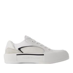 알렉산더맥퀸 오버사이즈 스니커즈 777241W4SS39061 WHITE/BLAC