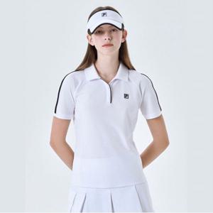 [휠라] 정상* 69,000원 냉감 스트레치 숄더 포인트 카라티(FS2TSG2351F_WHI)