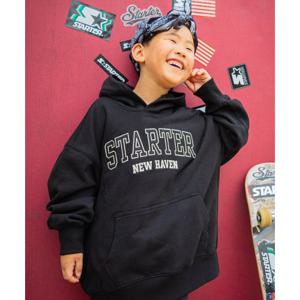 [본사][스타터블랙라벨키즈]뉴 헤이븐 아크 로고 스웻 후디 (블랙) ST243IHD02_BLK
