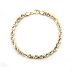 [GB] 이태리 할로우 로프 체인 14K GOLD 팔찌 LWB24038G