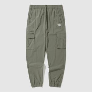 M 엄브로바지 CQK UP123SPT12-KAI 나일론 스판 카고 조거 팬츠 /