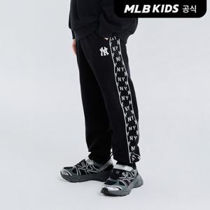 [택가79,000원][MLB키즈]모노그램 트랙 조거팬츠 NY (Black)7APTM0151-50BKS
