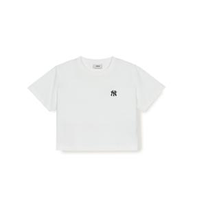 [MLB] 여성 베이직 크롭 반팔 티셔츠(3FTSB0153)