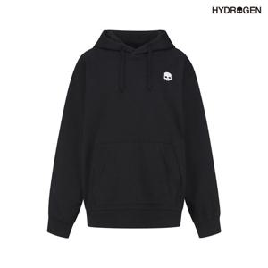[하이드로겐] 유니 베이직 스컬로고 후디 H31D1FH002_BK