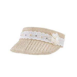 밍크뮤 [LB] 쁘띠자수왕골썬캡 35314-806-02