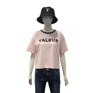 [클라이드]여성 넥배색valeur 티셔츠 FPBTS714F