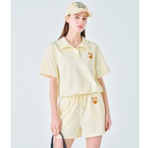 휠라 아티스트 이진 여성 크롭 카라티 FS2TSF2A51F_VAA