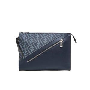 Fendi FF 자카드 패널 지퍼 클러치 백 7VA491ASIC F1O97 TP934420555