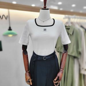 [비지트인뉴욕]반팔스퀘어넥 티셔츠 VB5ST77 v_US