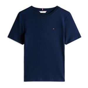 타미힐피거 다크 블루 로고 티셔츠 WW0WW40587 C1G