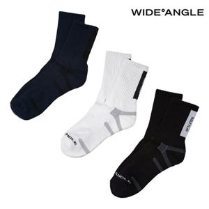 [와이드앵글] WMU25S02 남성 TO 레터링 크루 삭스