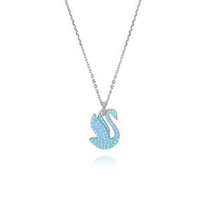 스와로브스키 5660594 Swan 스완 블루 M 목걸이