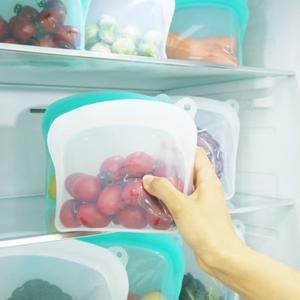 쿠치니티 [체험특가] 실리콘 푸드백 600ml 2개 2종 택1 3중밀폐 실리콘지퍼백