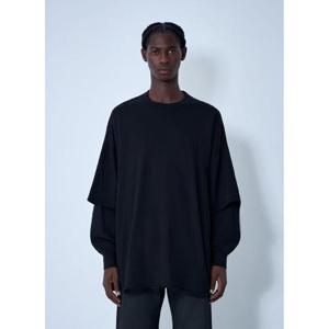 25 FW 릭오웬스 남성 토미 허슬러 스웨트 티셔츠  drk0162009blk