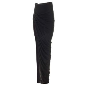 릭오웬스릴리스   롱스커트 FW24 LI02D5303RV09 5510696 Black