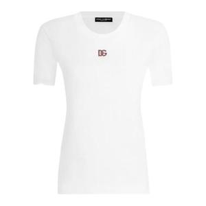 돌체앤가바나 반팔 티셔츠 F8U08ZGDDAVW0800 WHITE