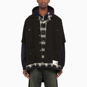 메종 미하라 야스히로 긴팔 셔츠 A12SH077LI O MIHAR BLK Black
