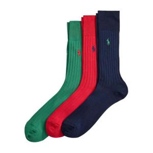 폴로 랄프로렌 양말 449P04725 001 GREEN RED NAVY