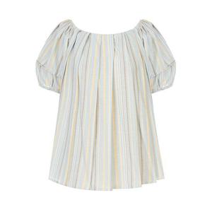 [페이지플린]퍼프 소매 ST 블라우스_P4BBL039C