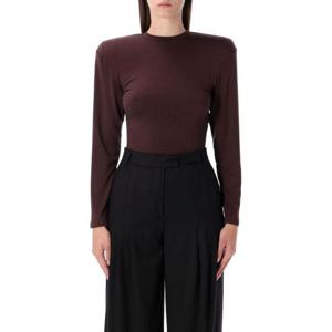 마그다뷰트림 탑 288925 BROWN Marrone