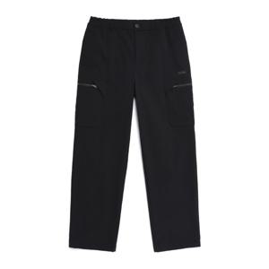 N254MPT030 카고 세미루즈 스트레이트 팬츠 BLACK